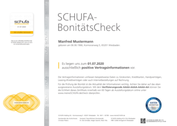 Schufa 점수를 올리고 관리하는 방법, Schufa 증명서에 대한 모든 정보