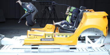ADAC 차량용 유아시트 테스트 –  5개 제품 사용 부적합 판정, 발암물질 발견, 사고 시 시트가 분리 심각한 부상 위험