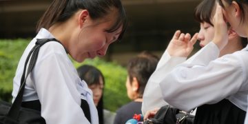일본에서 한국인의 정체성을 지키고 있는 조선인 학교가 일본 정부의 차별에 항의하는 영화 “차별” 상영회